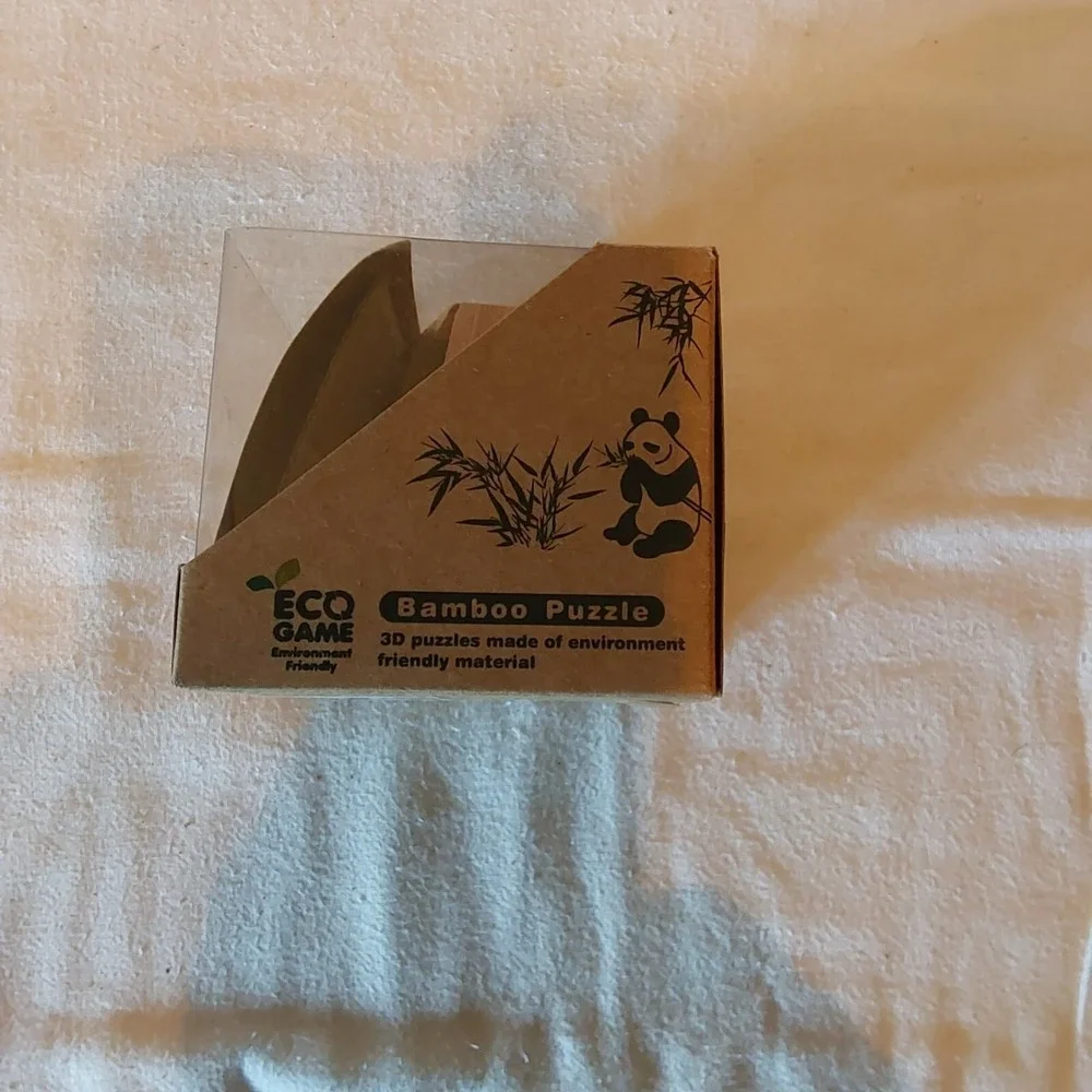 Bamboo Puzzle Brain Teaser 3D Puzzle by Eco‎ Game Environment Friendly (In Box)